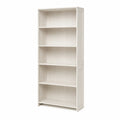 Étagère en bois 5 niveaux 180x75x30 cm Blanc