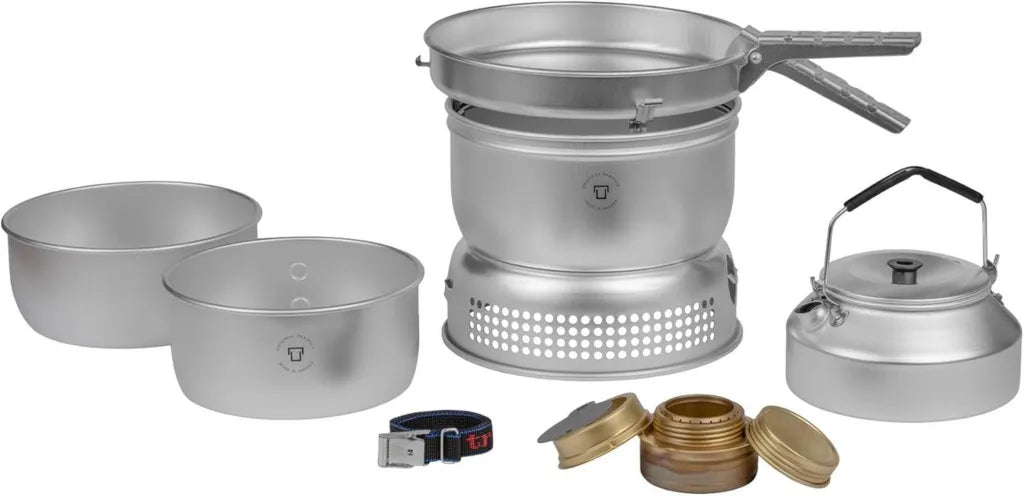 Kit de Cuisson Trangia Série 25 avec Bouilloire et Réchaud à Alcool