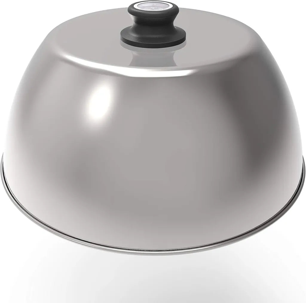 Couvercle en Inox avec Thermomètre pour Barbecue LotusGrill XL