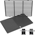 Plaque et grille en fonte 49,5 cm compatible Weber Genesis BBQ
