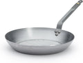 Poêle à Griller en Acier MINERAL B 32 cm - Fabrication Française, Antiadhésif Naturel, Manche Riveté, Compatible Tous Feux