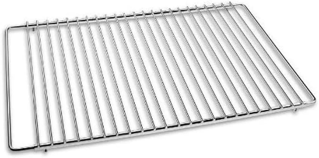 Grille Barbecue Inox Réglable 50-70x37 cm pour Cheminées et Jardin