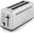 Grille-Pain Riviera & Bar en Acier Inoxydable, 1500W, 2 Fentes Longues, 6 Niveaux, Réchauffage et Décongélation