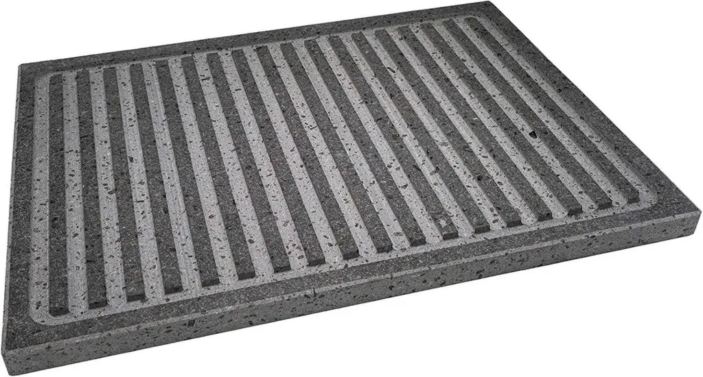 Pierre de Lave pour Cuisson Professionnelle 40x30x2cm - Viande, Poisson, Légumes & Pizza