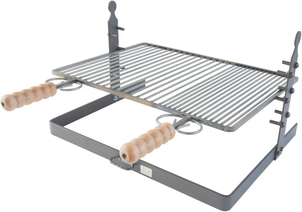 Barbecue Chianina - Grille Réglable en Hauteur 50 cm