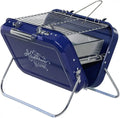 Barbecue Portable en Acier Inoxydable Style Valise avec Accessoires Inclus - Marine