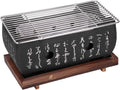 Barbecue Portable en Alliage d'Aluminium, Grill au Charbon pour Intérieur et Extérieur