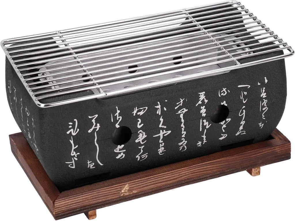 Barbecue Portable en Alliage d'Aluminium, Grill au Charbon pour Intérieur et Extérieur