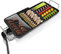 Gril Électrique AEWHALE 3 en 1, 2000 W, Utilisation Intérieure et Extérieure, Revêtement Antiadhésif, Capacité 6 Personnes, Nettoyage Simplifié