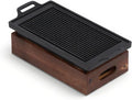 Grille de Barbecue Antiadhésive sans Fumée pour Usage Familial en Extérieur, 32x15x9 cm