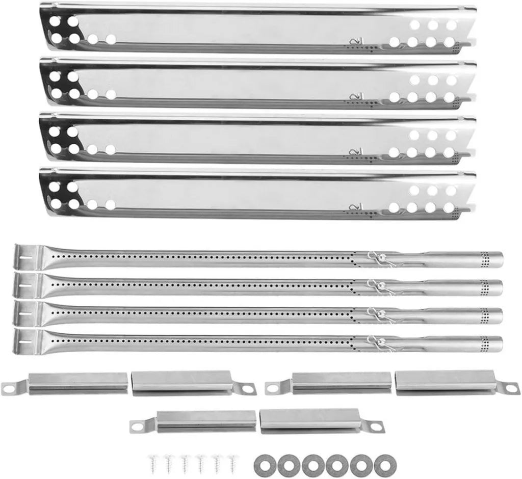 Ensemble de pièces de rechange premium pour barbecue à gaz 4 brûleurs, compatible modèle 463673017, en acier inoxydable