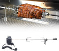 Brochettes de Barbecue en Inox avec Moteur Électrique - Idéal pour Camping, Pique-Niques et Fêtes