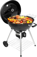 Grill à Charbon TEENO 21 Pouces Ronde XL Portable pour 10-20 Personnes