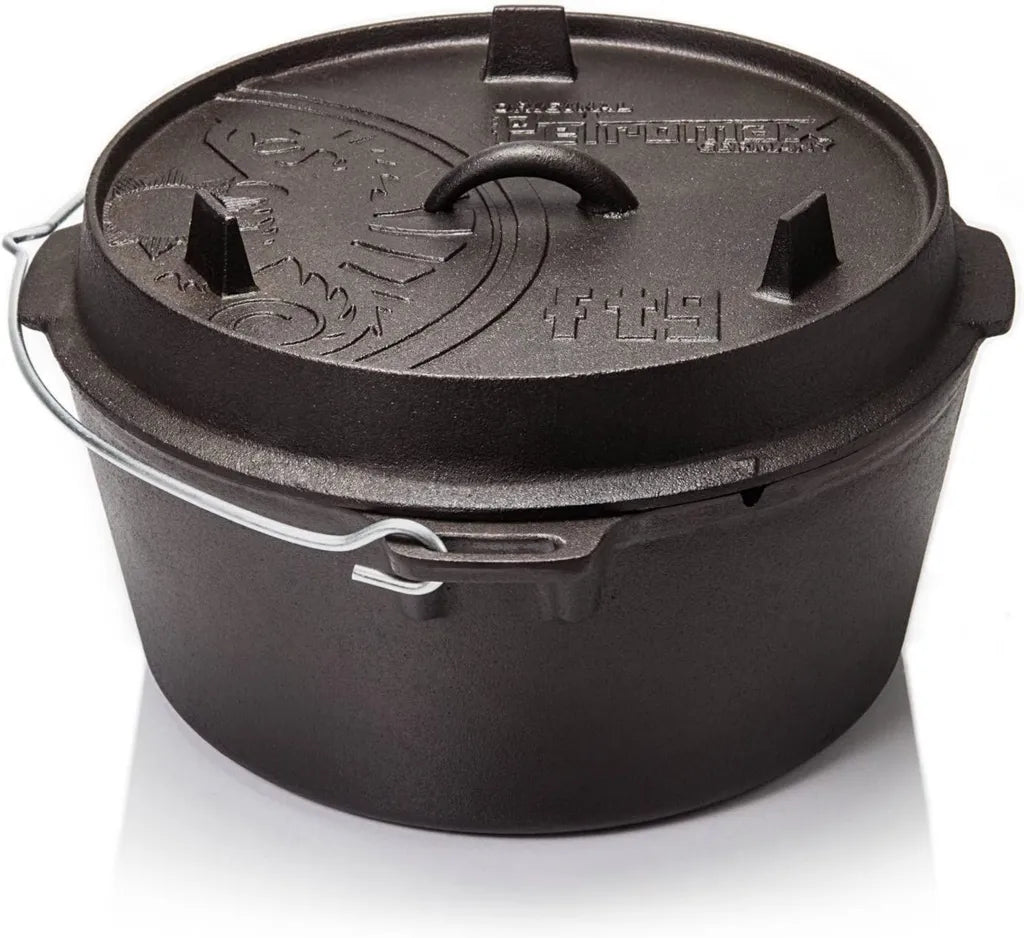 Cocotte en Fonte Petromax FT9 avec Fond Plat