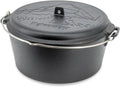 Petromax Marmite en Fonte 7,5L - Polyvalente pour Induction, Gaz, Four et Feu de Camp