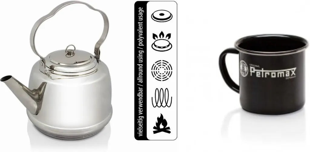 Théière Petromax avec 2 Tasses Incluses