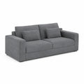 Canapé 3 places en tissu Gris