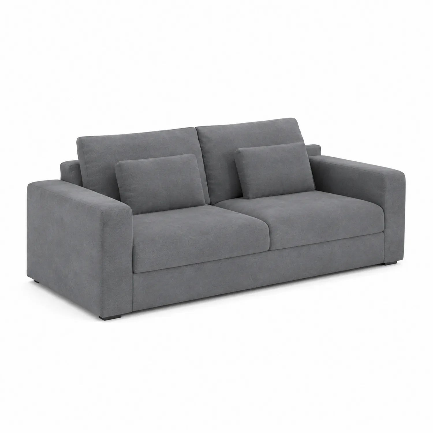 Canapé 3 places en tissu Gris