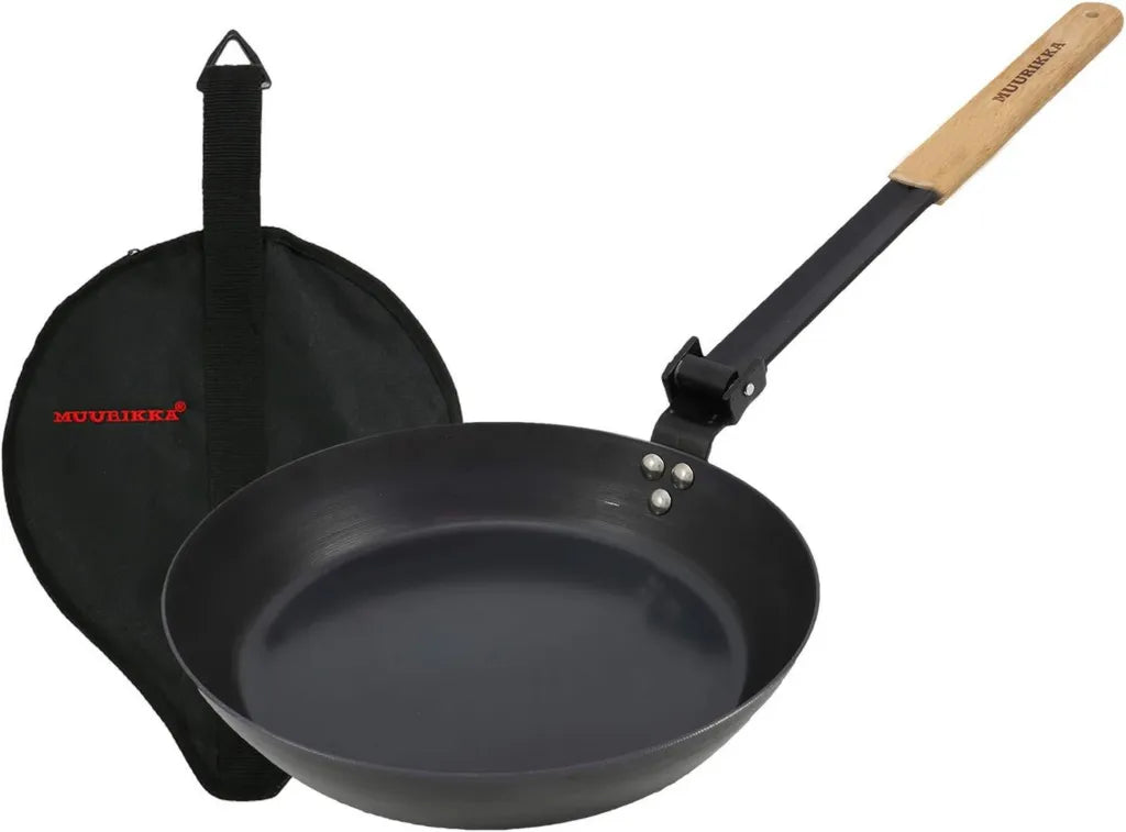 Poêle en Fonte Muurikka pour Cuisine, Taille Unique, Noir