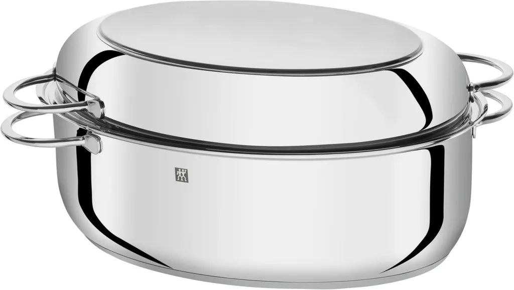 ZWILLING PLUS Plat à rôtir inox 8,5 L avec couvercle, compatible induction et four