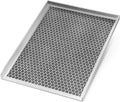 Plaque de Cuisson Inox Antiadhésive 40x30 cm pour Barbecue Gaz et Charbon