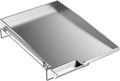 Plaque de cuisson Onlyfire en acier inoxydable pour barbecue, compatible avec grils à gaz, dimensions: 36x25x2,7 cm