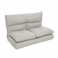 Canapé convertible 2 places tissu Gris