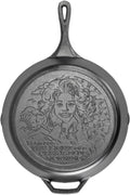 Lodge Poêle en Fonte Pré-assaisonnée 33 cm - Édition Dolly Parton - Polyvalente pour Four, Cuisinière, Barbecue