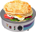 Crêpière Électrique 3000W en Fonte de 45cm, Revêtement Antiadhésif, Contrôle Température, Acier Inoxydable, Accessoires Inclus, Fabriquée en France