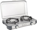 Réchaud de Camping à Gaz 2 Feux Portable