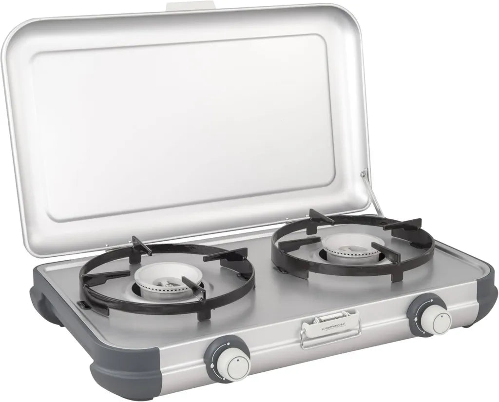Réchaud de Camping à Gaz 2 Feux Portable