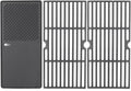 Plaque de Cuisson et Grille en Fonte pour Barbecue à Gaz, Compatibles avec Modèles Enders et Plus, 43 x 63 cm