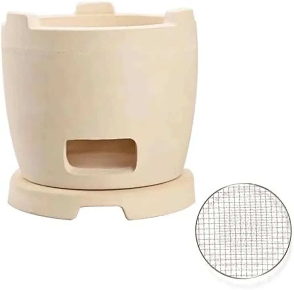 Réchaud en Argile pour Barbecue Portatif, Idéal pour Camping et Voyage