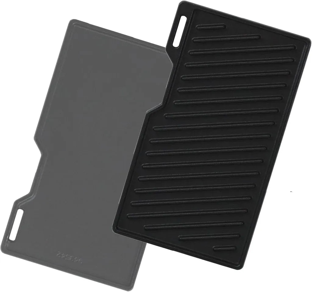 Plaque de Cuisson en Fonte pour Barbecues à Gaz Burnhard Fred, 41,5 x 23,5 cm, Compatible Taino et Burnhard