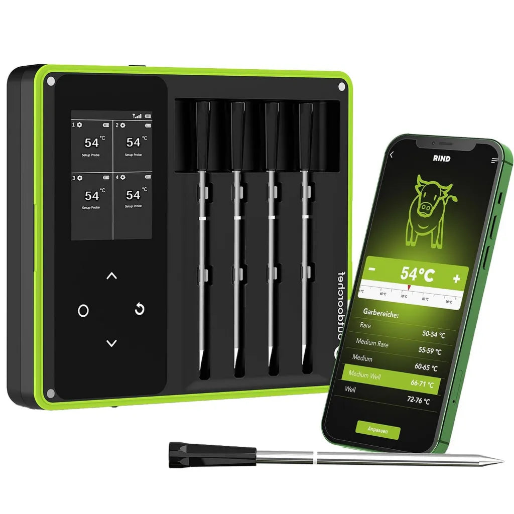 Thermomètre de Cuisine Bluetooth avec Écran Numérique