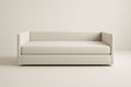 Beige Polyester Upholstered Daybed