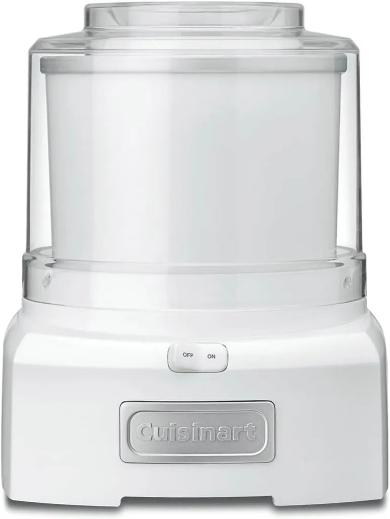 Sorbetière Cuisinart Cool Scoops - Glace et sorbet en 25 min - Machine à yaourt glacé familiale 1.4L - Modèle ICE21