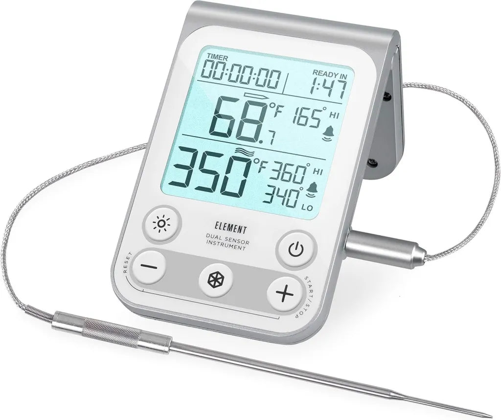Thermomètre Numérique OVT02 de Lavatools avec Double Capteur pour Four, Grill et Fumoir