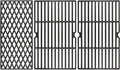 Grilles de Cuisson en Fonte pour Dyna-Glo 4 et 5 Brûleurs, Compatibles DGH450CRP et DGH474CRP