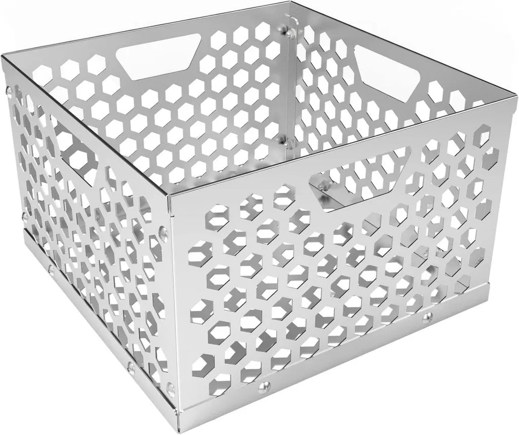 Panier à Charbon en Acier Inoxydable pour Fumoir Oklahoma Joe's - Fumage Efficace et Durable
