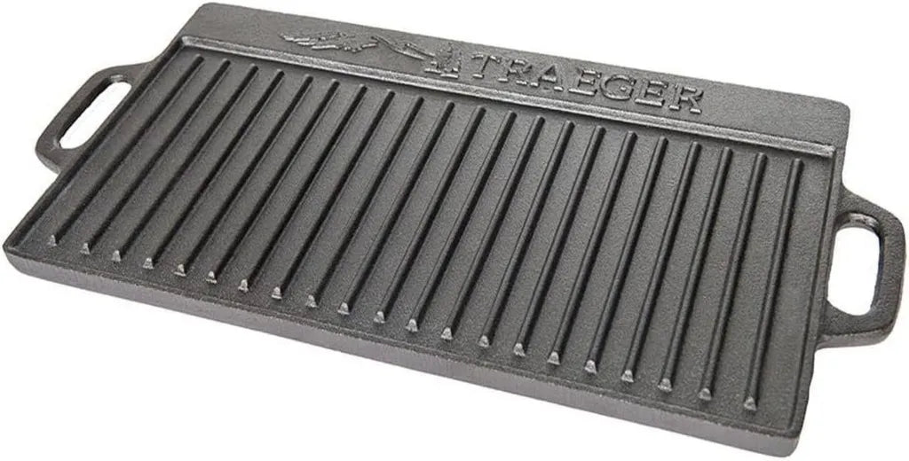 Plaque de Cuisson en Fonte Réversible Traeger pour Barbecue
