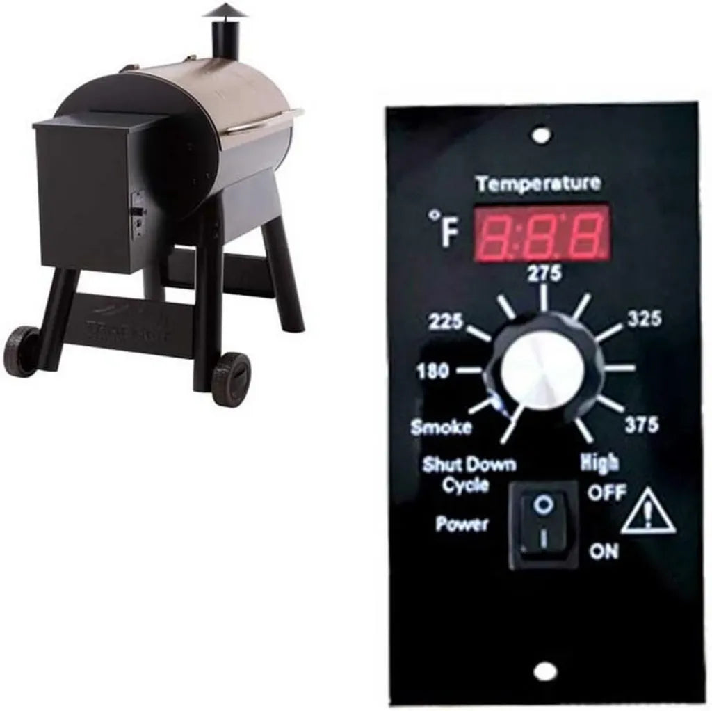 Thermostat numérique pour grilles à granulés Traeger avec affichage solaire et contrôle de température
