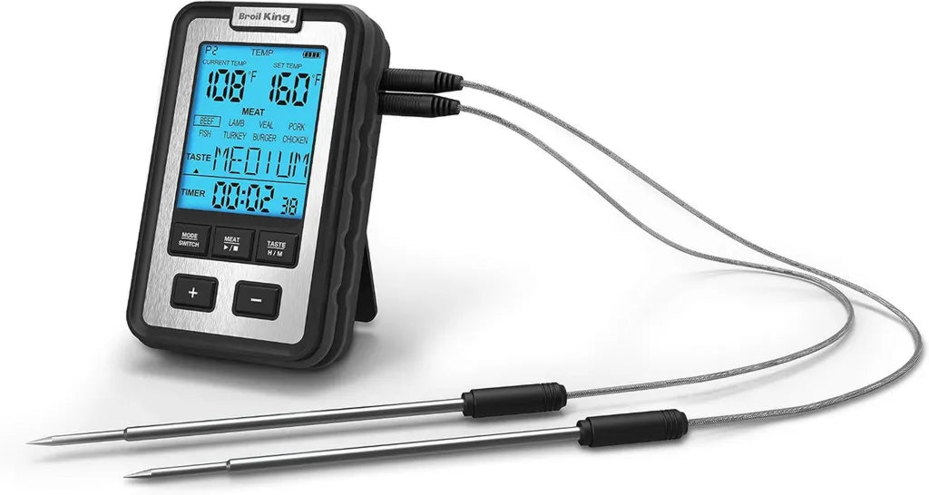 Thermomètre de Table Portable Broil King Noir