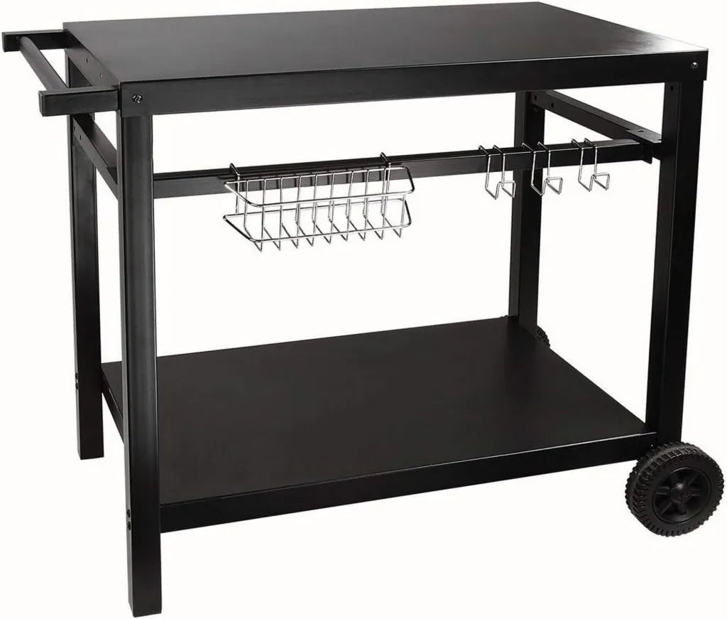 Chariot pour Plancha Noir avec Roues GS130