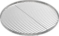 Grande grille ronde inox 70 cm pour barbecue suspendu, accessoire avec trous et trépied