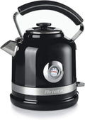 Bouilloire Électrique Ariete Moderna Inox 1.7L, Thermomètre Intégré, 2000W, Noire