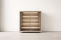 Wood Display Cabinet with Shelves MDF and Veneer 120x160x35cm