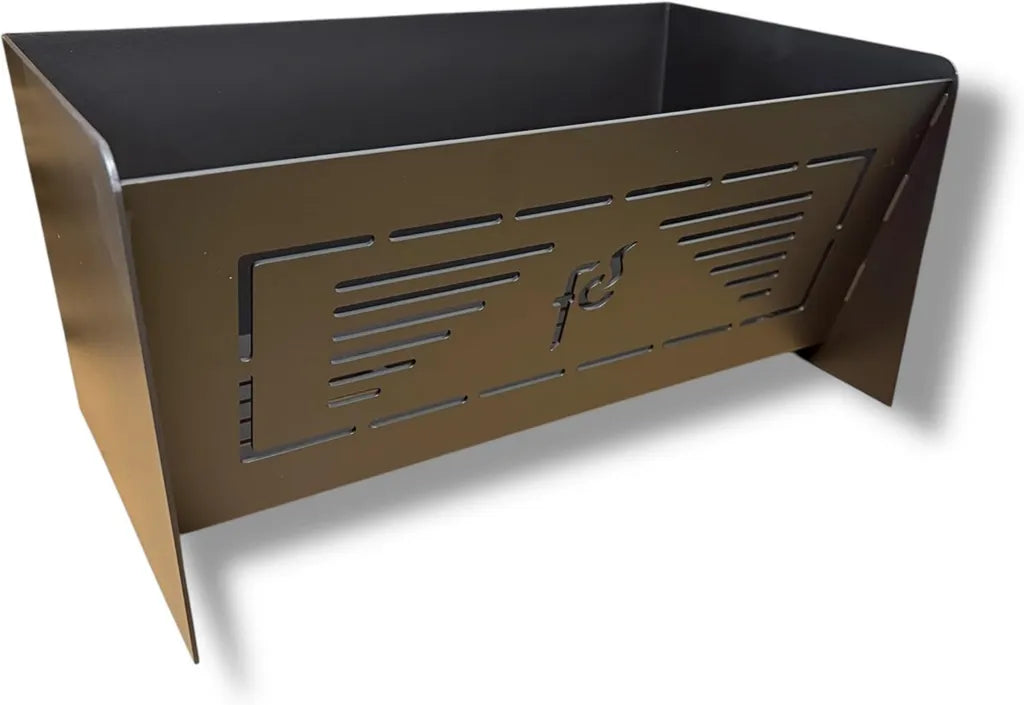 Corbeille à granulés pour poêles à bois, capacité 18L, dimensions 400x230x200 mm