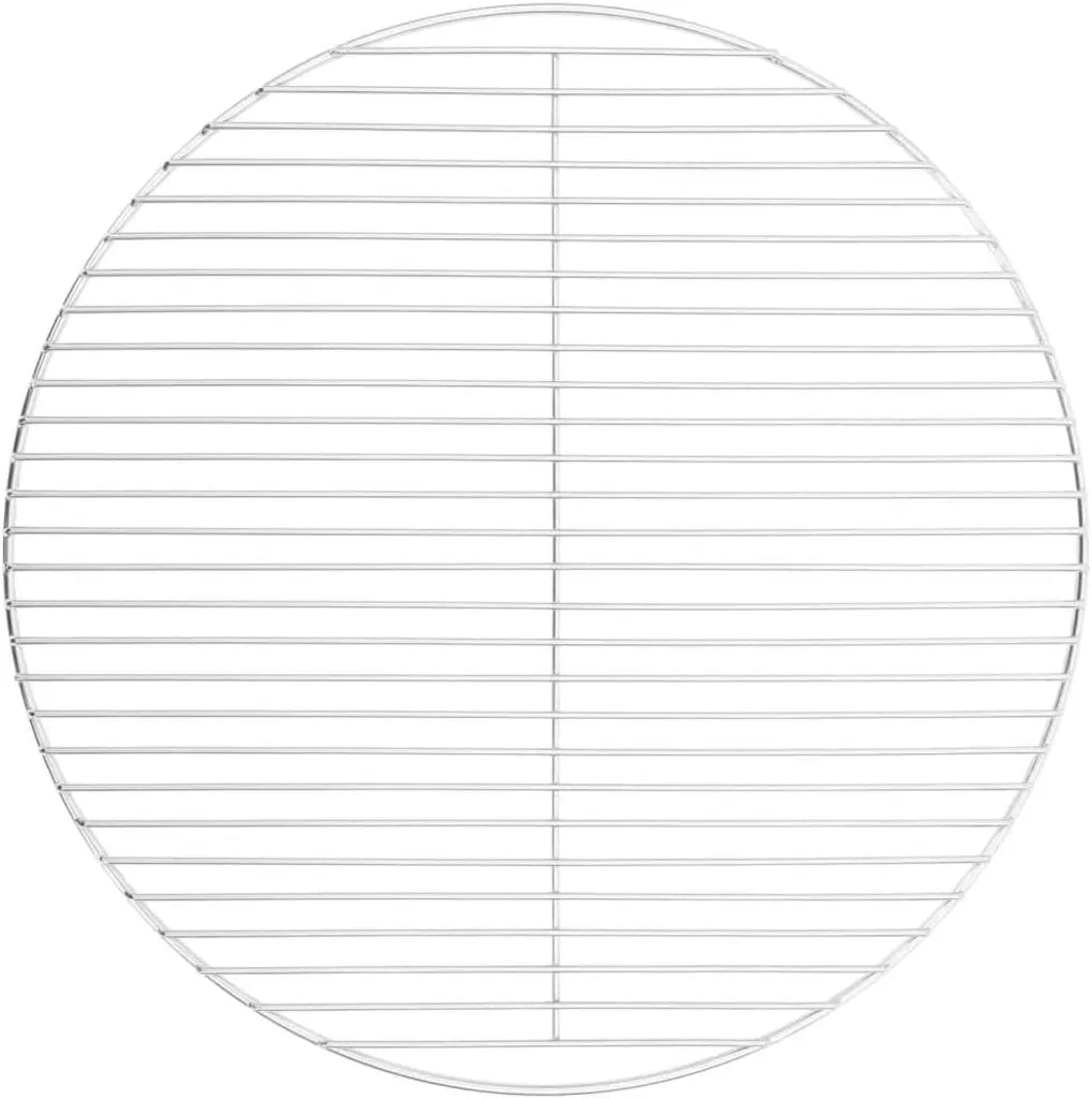 Grille de Barbecue Ronde Ø54 cm en Acier Inoxydable 304 pour Barbecue à Charbon