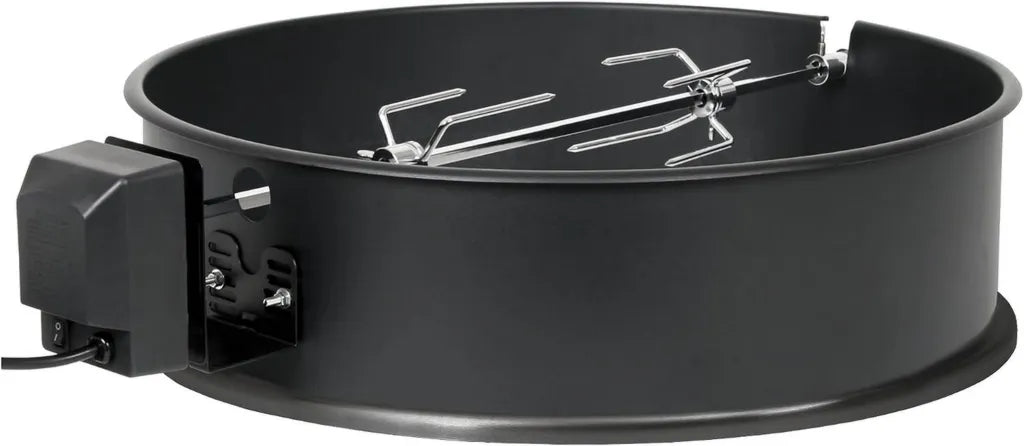 Ensemble de Brochettes BBQ-TORO pour Gril Kettle Weber et Autres Modèles | Rôtissoire Rotative pour Barbecue à Charbon (57 cm)